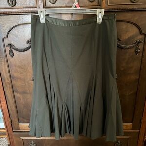 Elevenses Olive Green Skirt Vintage Anthropologie Sz 8